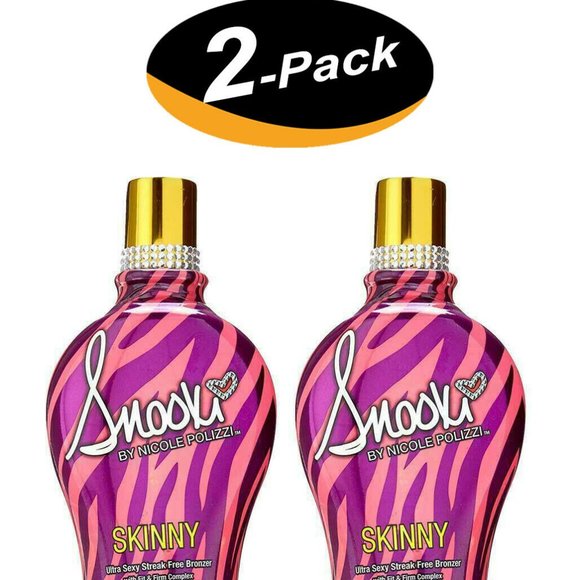 Supre SNOOKI SKINNY Ultra STREAK Bronzer Indoor Tanning Lotion 12 oz. (2 Pack) - Picture 1 of 3